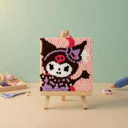 Pompom Ball Mosaic Art
